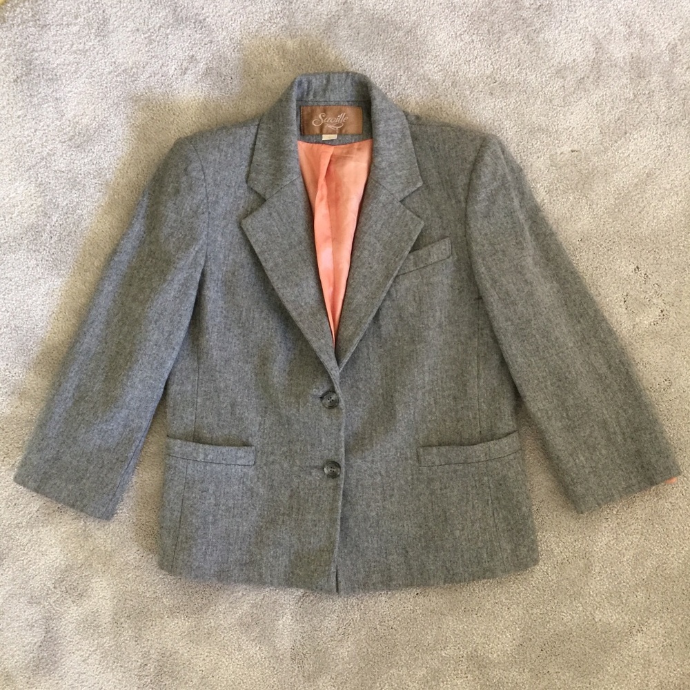 ❌SOLD❌Vintage boxy wool blazer